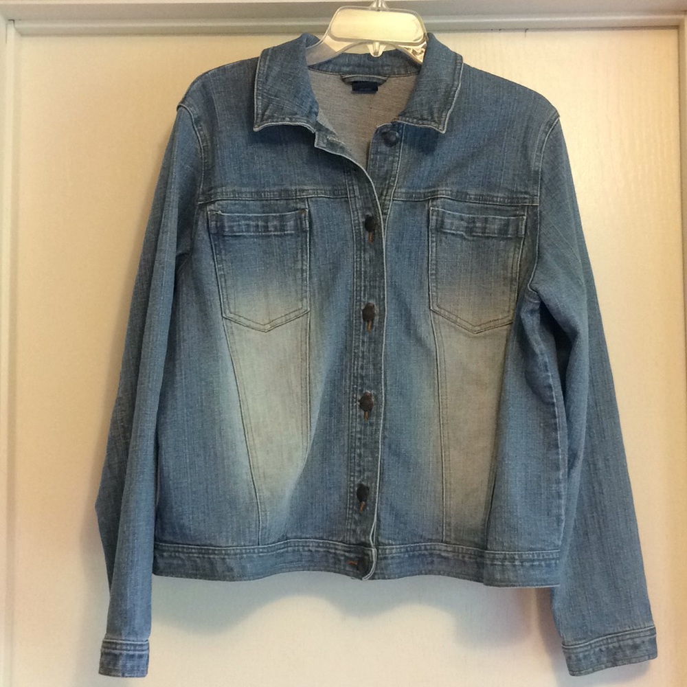 Distressed Denim Jean Jacket